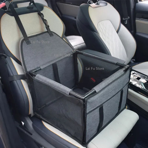 Waterproof Pet Car Seat Hammock – Carrier Basket for Small & Medium Dogs
