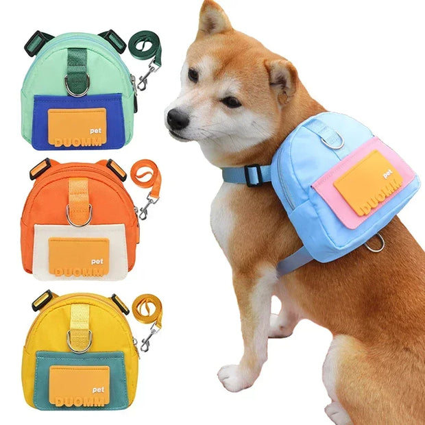 Pet Travel Backpack & Treat Pouch – Portable Training Waist Bag