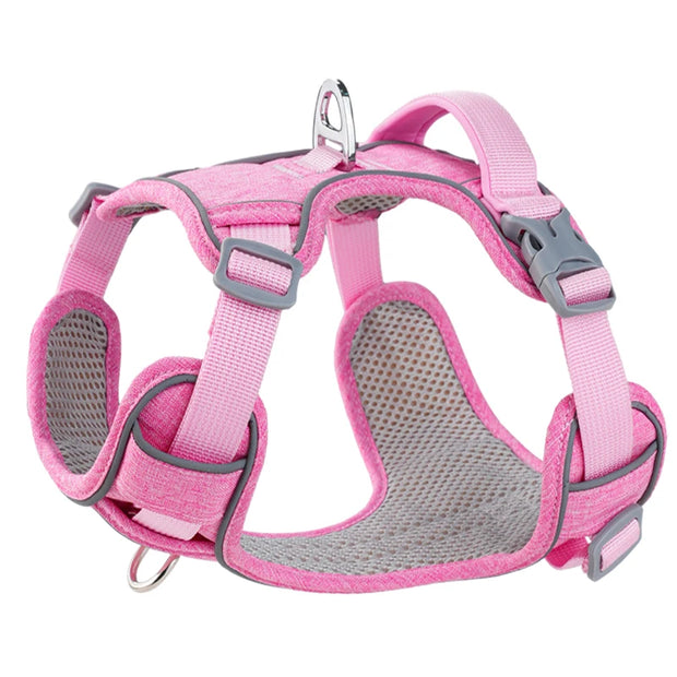 Reflective Mesh Dog Harness – Adjustable & Comfy Control