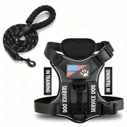 No-Pull Reflective Dog Harness & Leash Set – Escape-Proof Desig