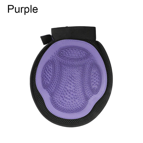 Pet Bath & Massage Glove – Deshedding Brush for Dogs & Cats