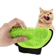 Pet Bath & Massage Glove – Deshedding Brush for Dogs & Cats