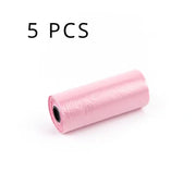 5-Pack Eco-Friendly Dog Poop Bags – Leak-Proof & Durable