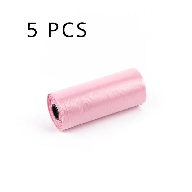 5-Pack Eco-Friendly Dog Poop Bags – Leak-Proof & Durable
