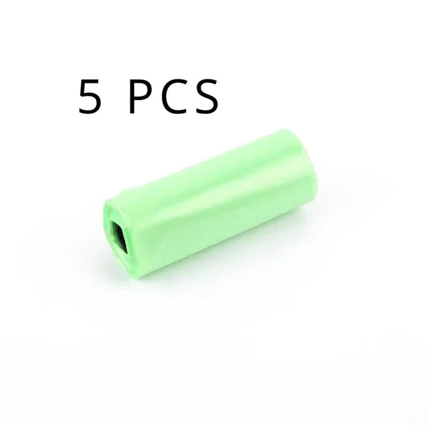 5-Pack Eco-Friendly Dog Poop Bags – Leak-Proof & Durable