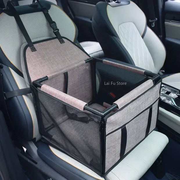 Waterproof Pet Car Seat Hammock – Carrier Basket for Small & Medium Dogs