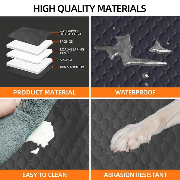 Extended Dog Car Seat Cover – Waterproof & Anti-Slip for SUV/Truck