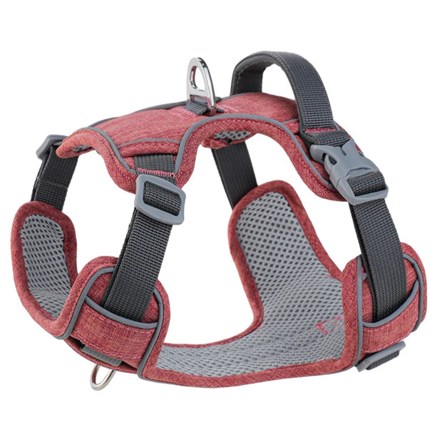 Reflective Mesh Dog Harness – Adjustable & Comfy Control