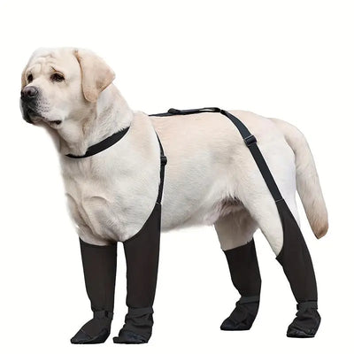 Waterproof Anti-Slip Dog Boots – Rugged Sole Paw Protectors
