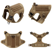 Adjustable Dog Harness with Molle Pouches – Ideal for German Shepherd & Malinois