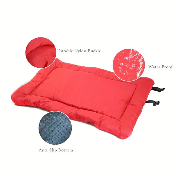 Waterproof Anti-Slip Pet Bed – Washable Outdoor Cushion