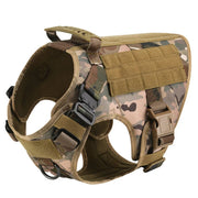 Adjustable Dog Harness with Molle Pouches – Ideal for German Shepherd & Malinois