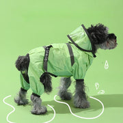 Large Dog Raincoat – Waterproof, Reflective & UV-Resistant with Hood